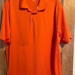 adidas Vibrant Orange Polo Shirt